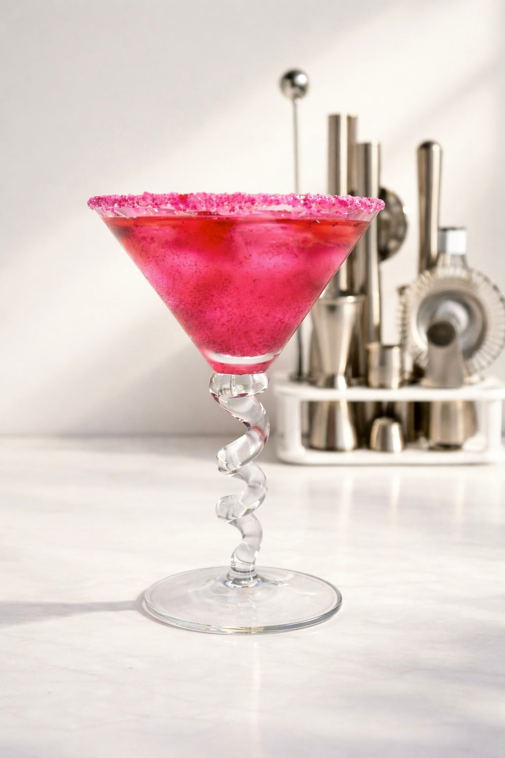 Full Twisted Cocktail Glass 2pc Set