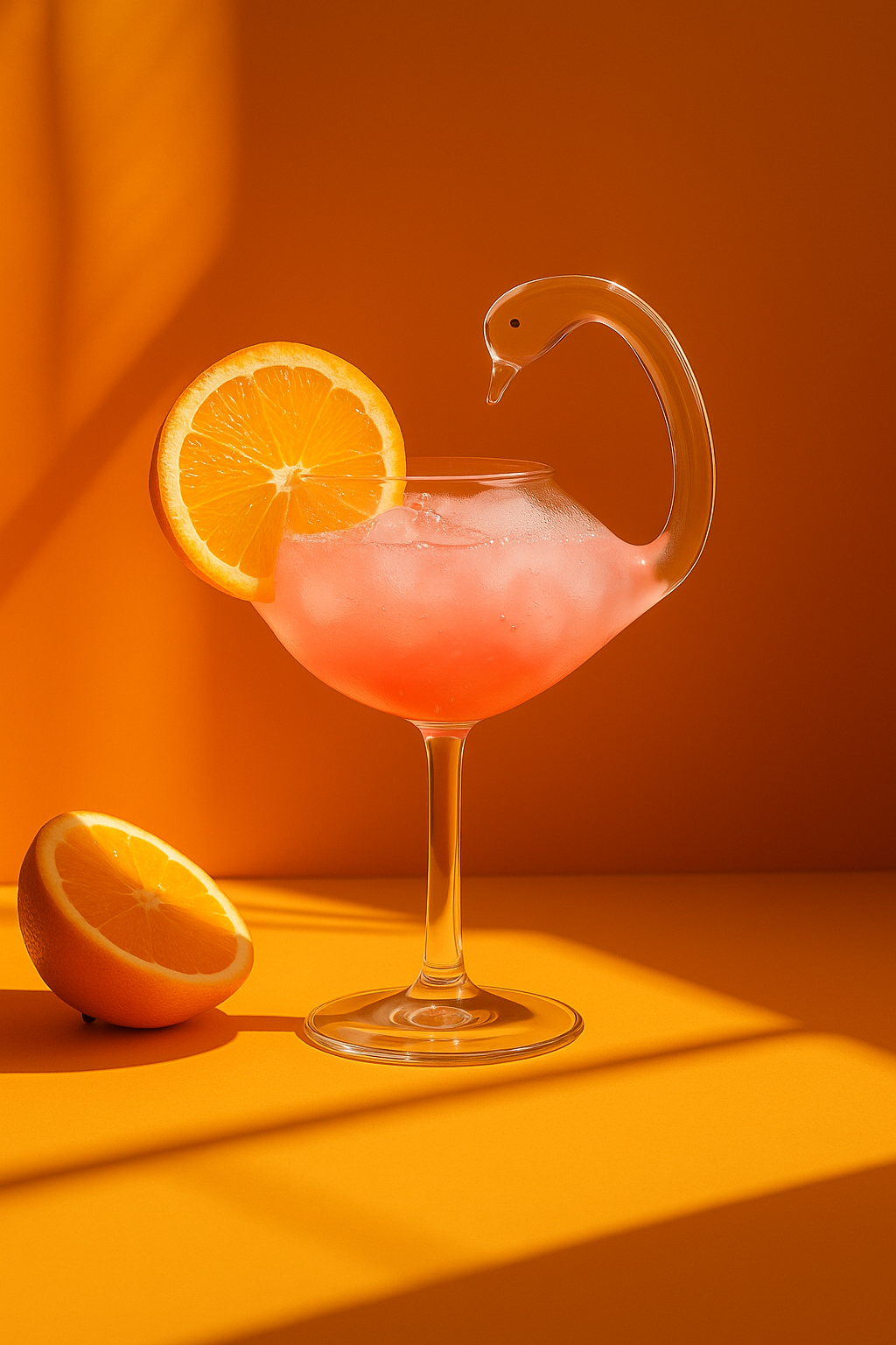Swan Cocktail Glass Set