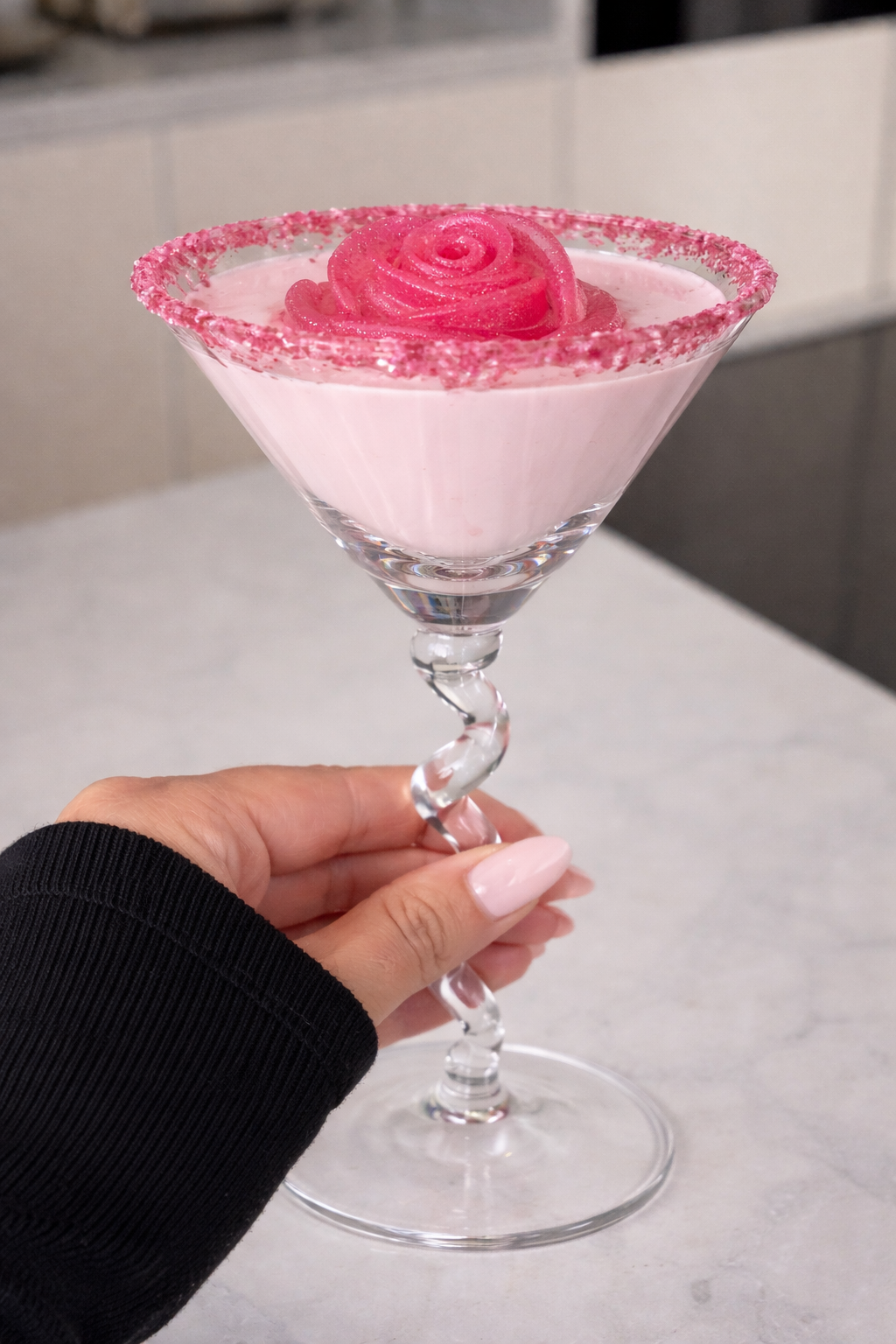 Full Twisted Cocktail Glass 2pc Set