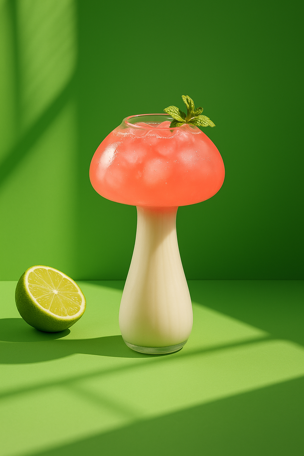 Mushroom Cocktail Glass Set