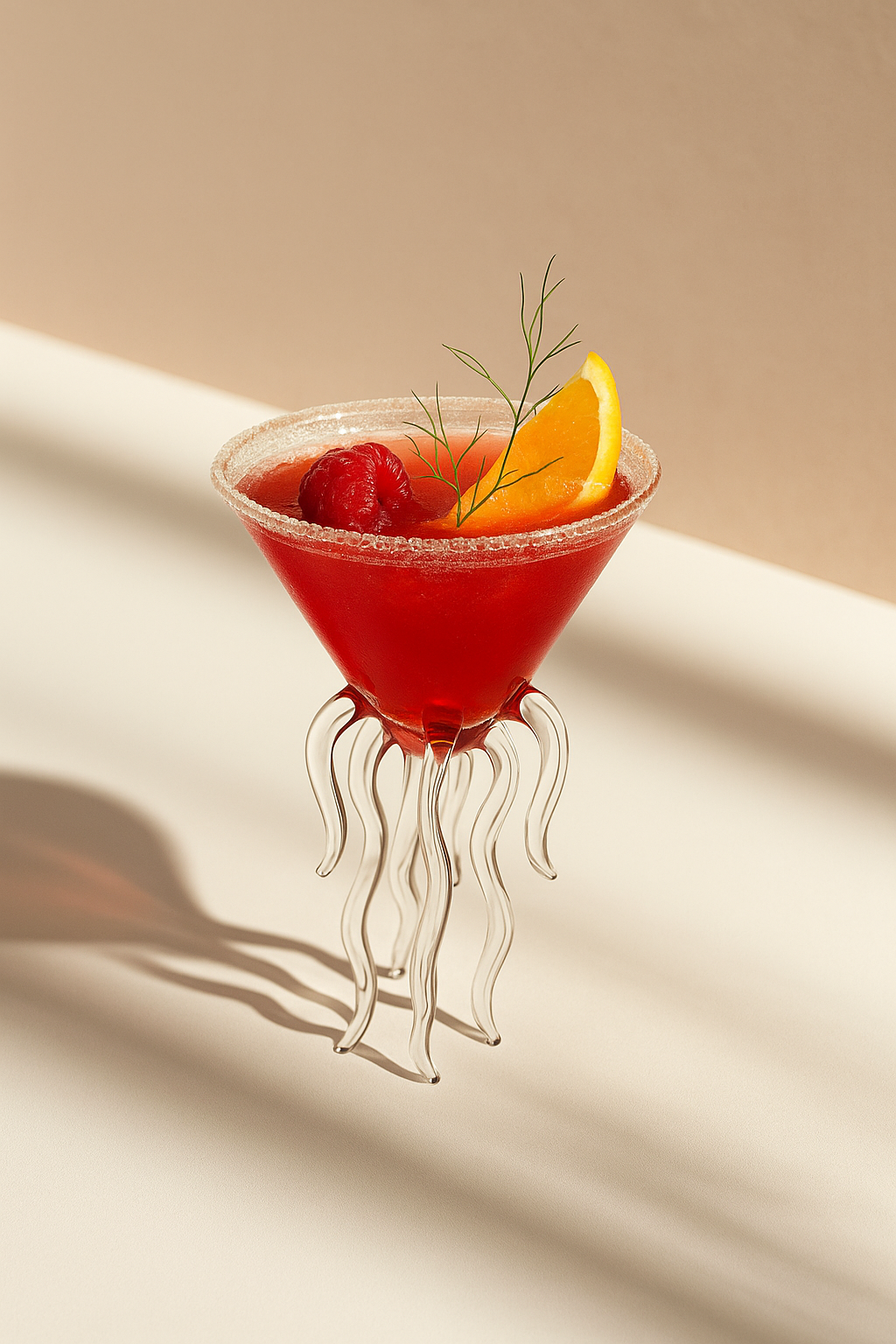 Octopus Cocktail Glass Set