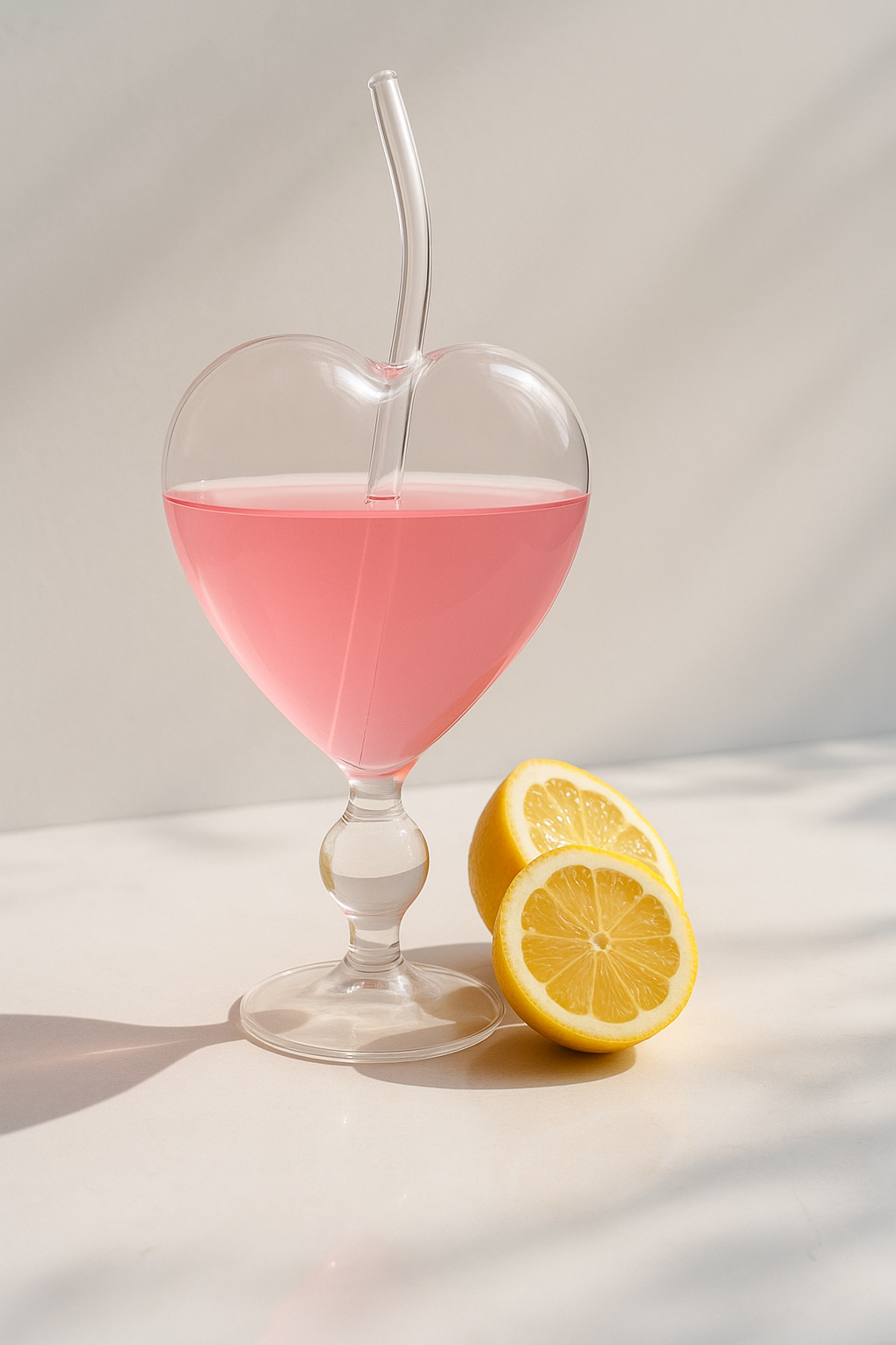 Heart Cocktail Glass Set