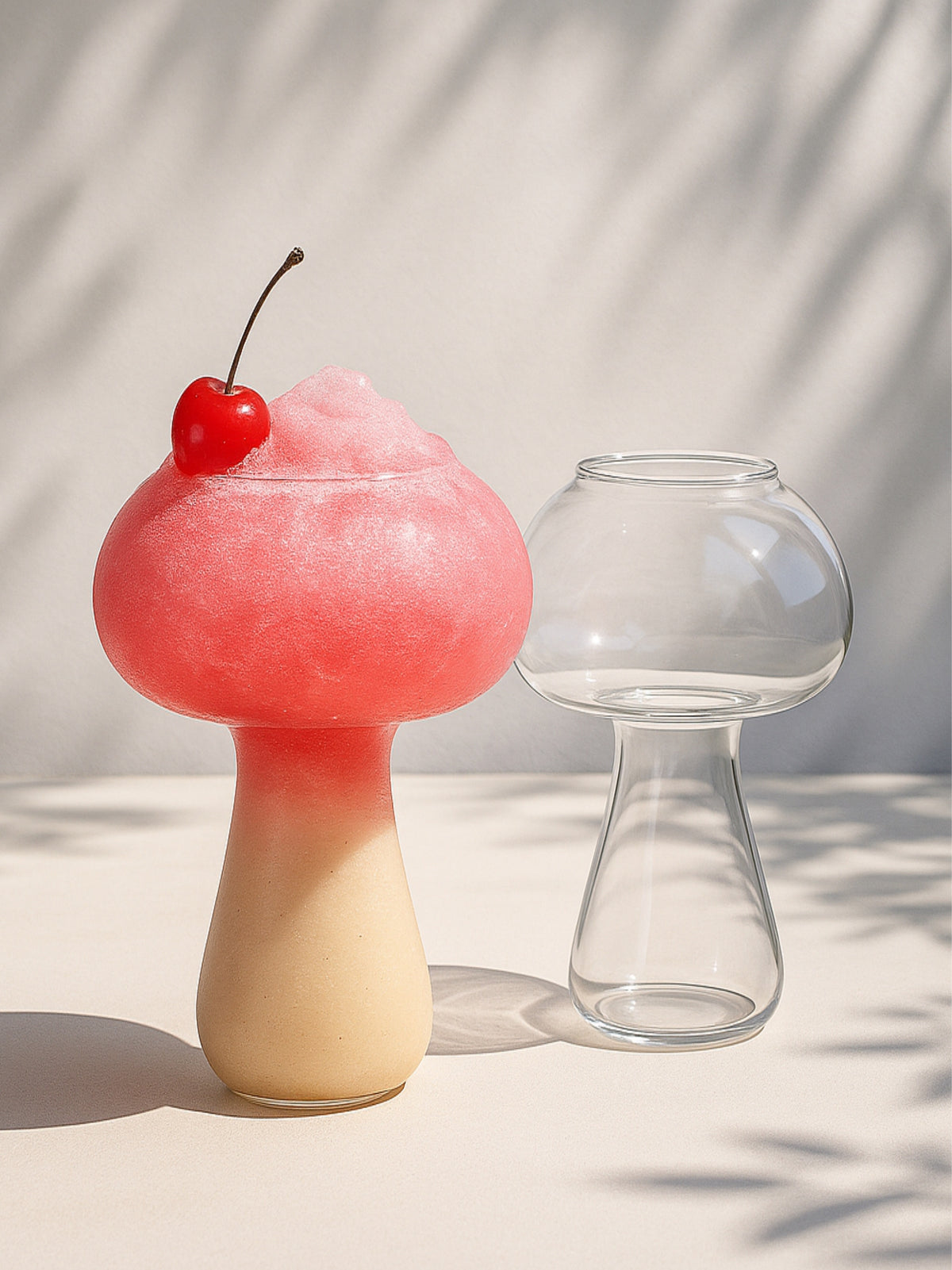 Mushroom Cocktail Glass Set